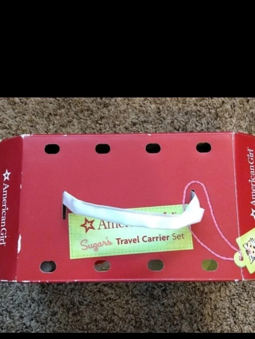 American Girl Sugars Travel Carrier Set Rare 2012 vintage NIB